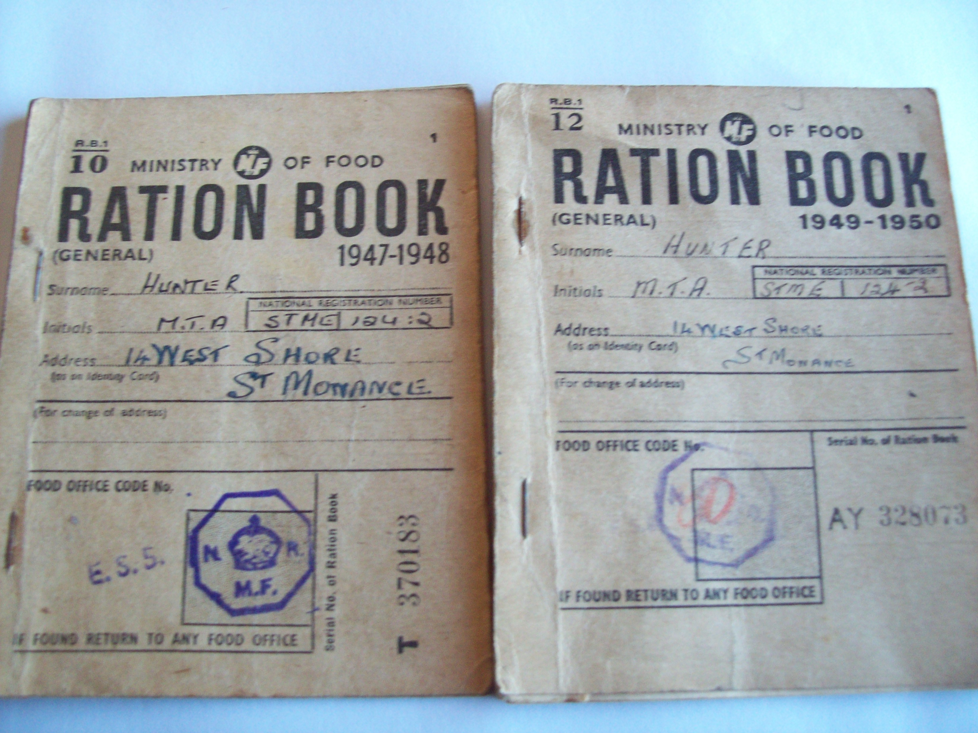 Dining after World War 2 – Bathgate Old Times